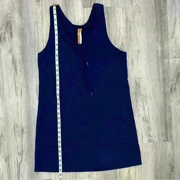 Lucy Activewear Navy Sleeveless Daily Practice Dress Pockets Women's Size M - Picture 6 of 10